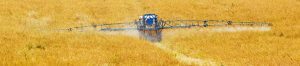 Landbouw gif spuiten